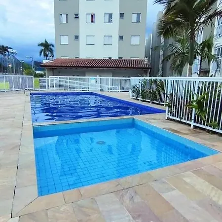 Apartamento Com Piscina Churrasqueira Em Ubatuba Exterior foto