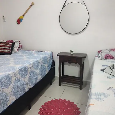 Apartamento Com Piscina Churrasqueira Em Ubatuba Exterior foto