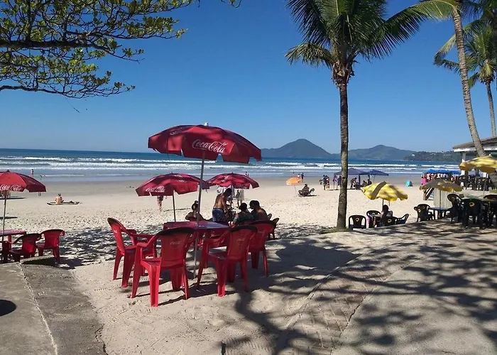 Apartamento Com Piscina Churrasqueira Em Ubatuba